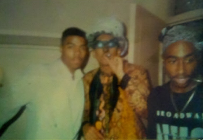 Trouble T-Roy, Shock G, and Tupac on tour. Photo courtesy Shock G.